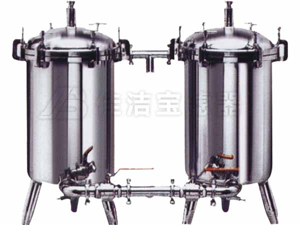 海水淡化預(yù)處理不銹鋼袋式雙聯(lián)過濾器